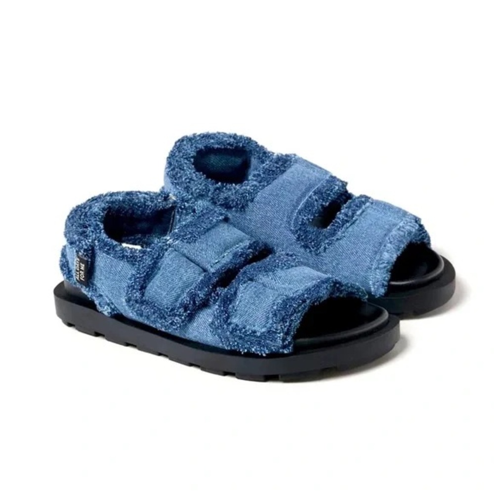 Zara Blue Denim Kids Sandals